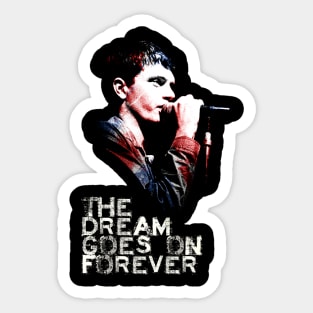 Ian Curtis Inspired Design Sticker